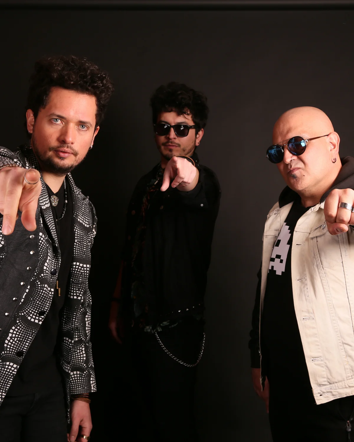 Ricardo, Nicolás y Mariano, integrantes de Revive Soda